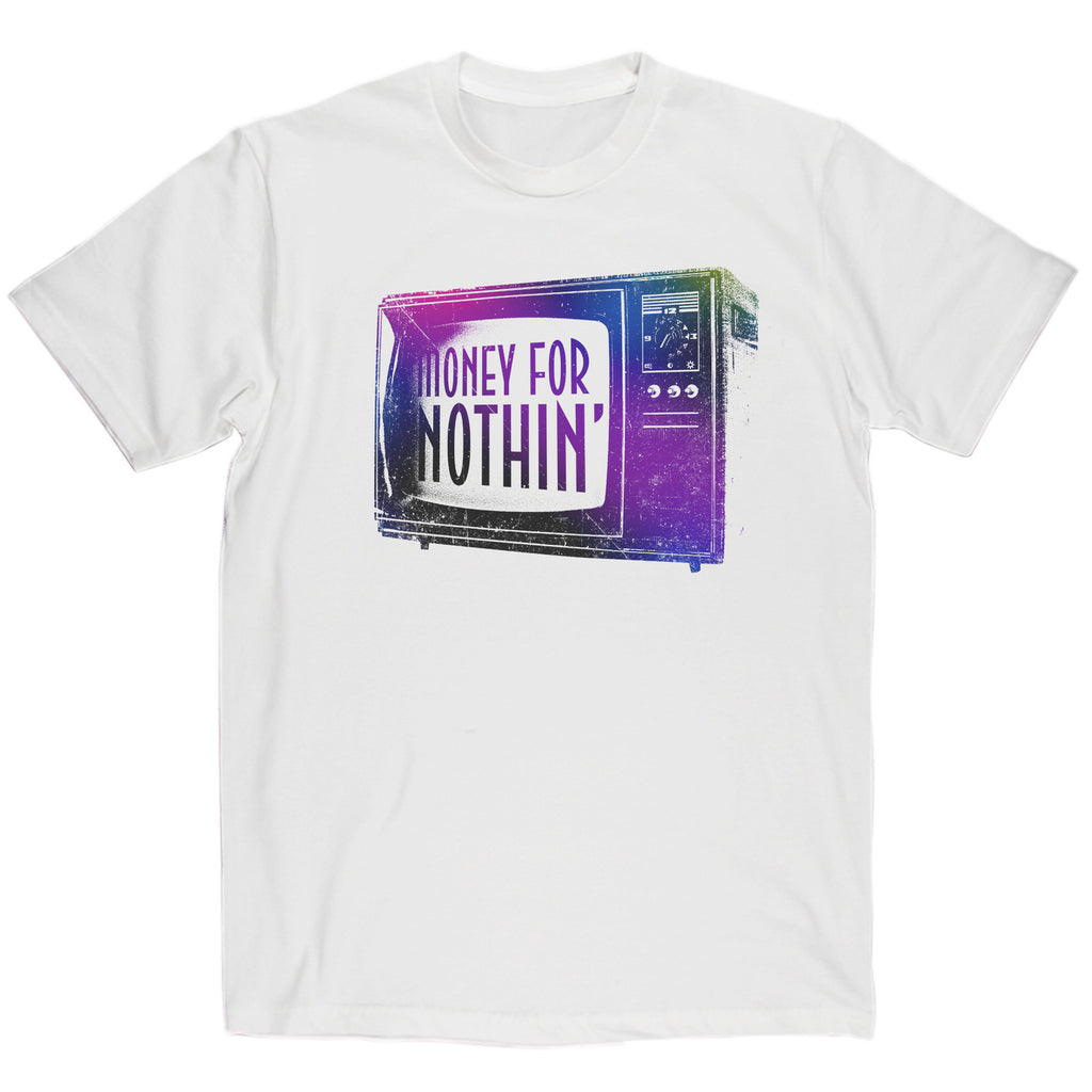 Dire Straits Inspired - Money For Nothing T Shirt