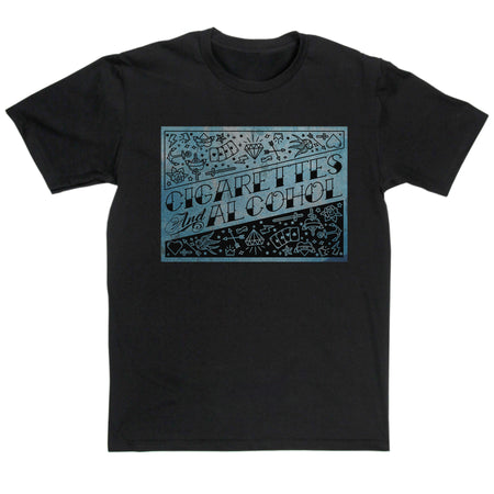 Oasis Inspired - Cigarettes and Alchohol T Shirt