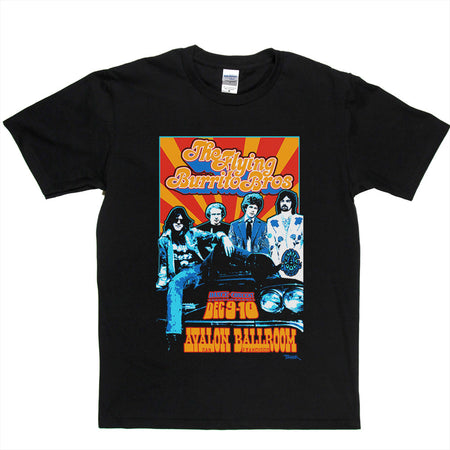 Flying Burrito Bros Limited Edition Poster T-shirt