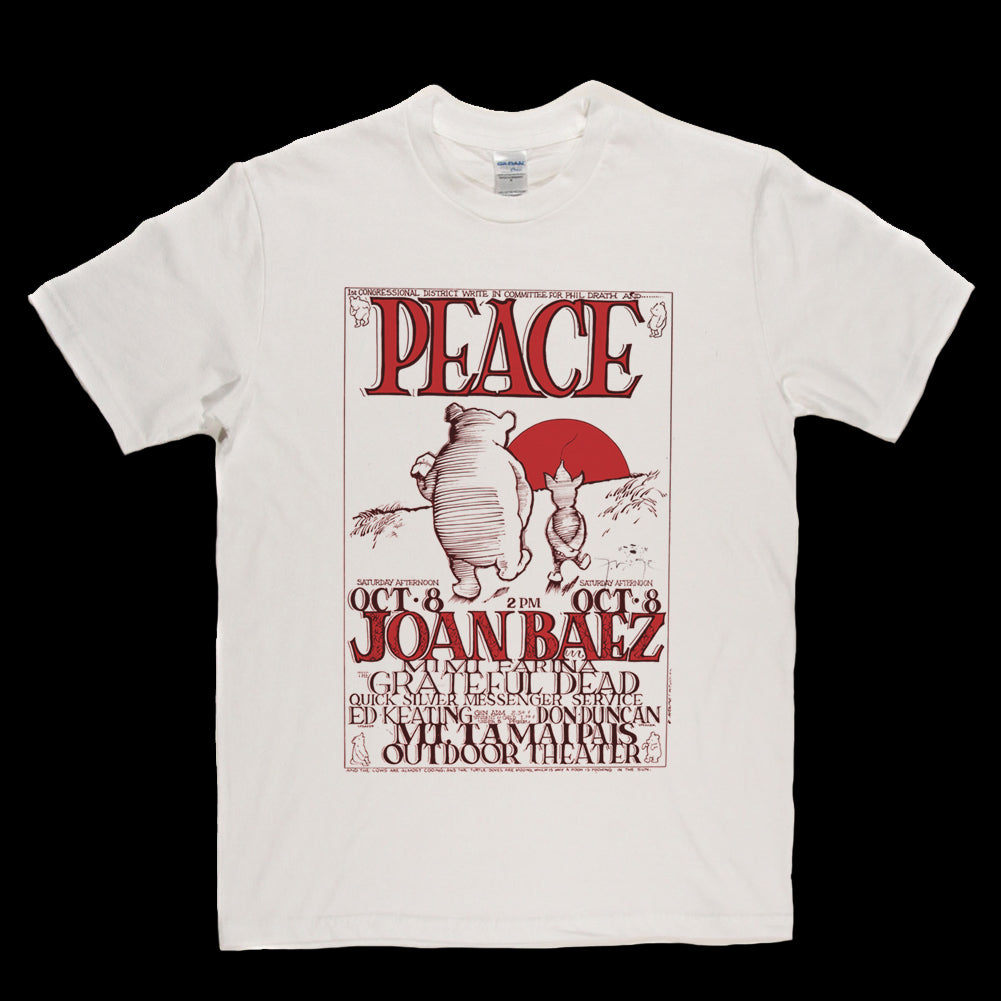 Joan Baez Peace Poster T-shirt