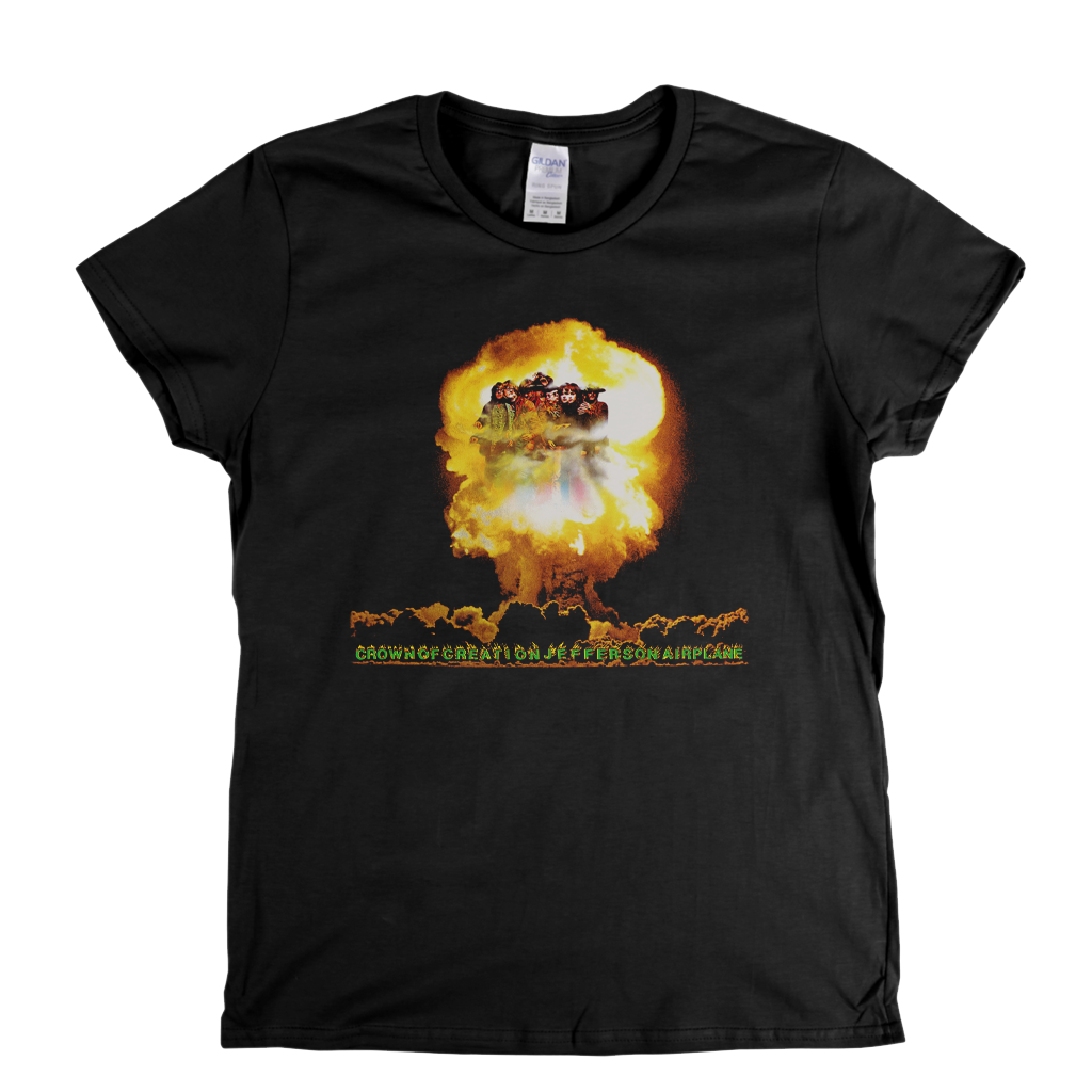Jefferson Airplane Crown Of Creation Womens T-Shirt
