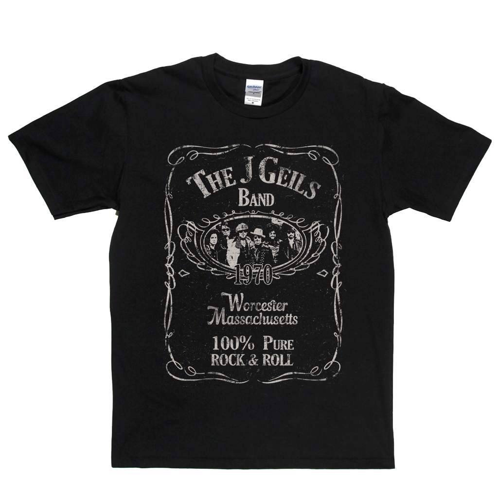 The J Geils Band Liquor Label T-Shirt