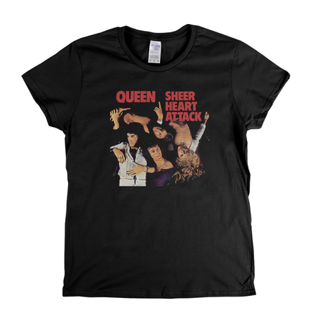 Queen Sheer Heart Attack Womens T-Shirt