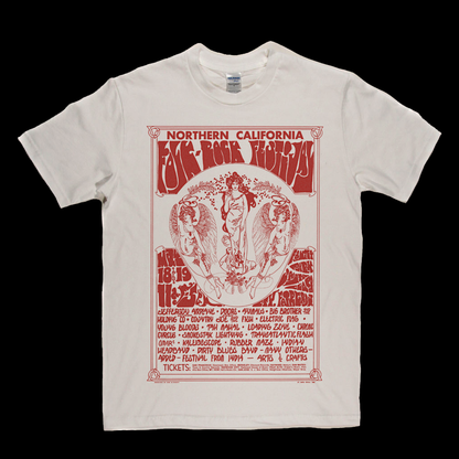 Northern California Folk Rock Festival Poster T-Shirt