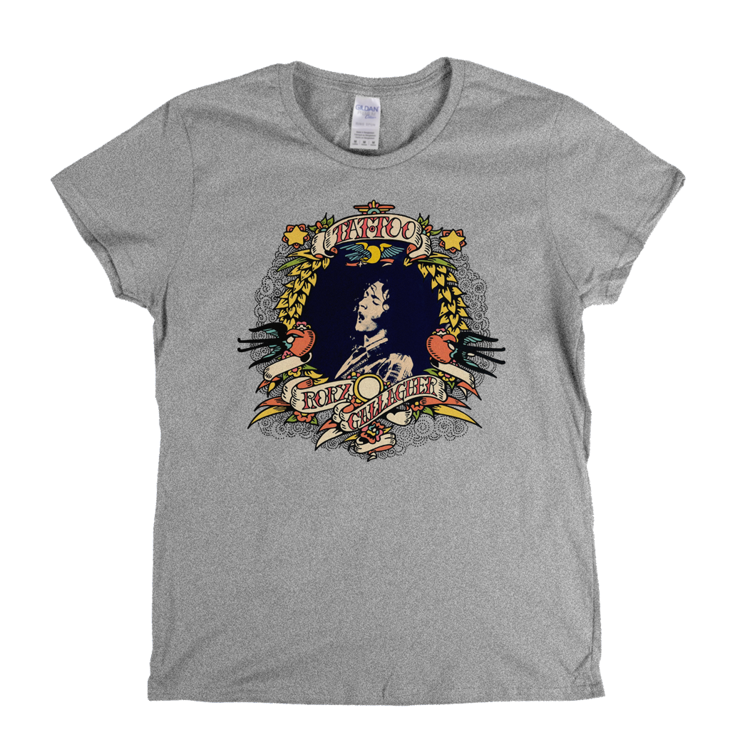 Rory Gallagher Tattoo Womens T-Shirt