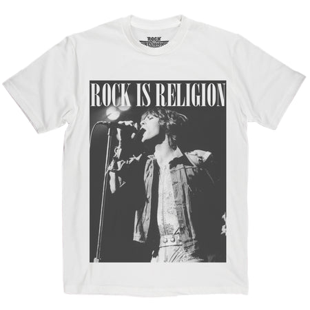 Rock is Religion Mick Jagger T Shirt