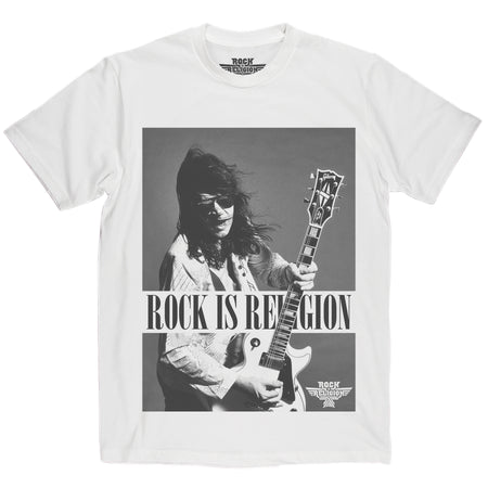 Rock is Religion Pat Travers T Shirt