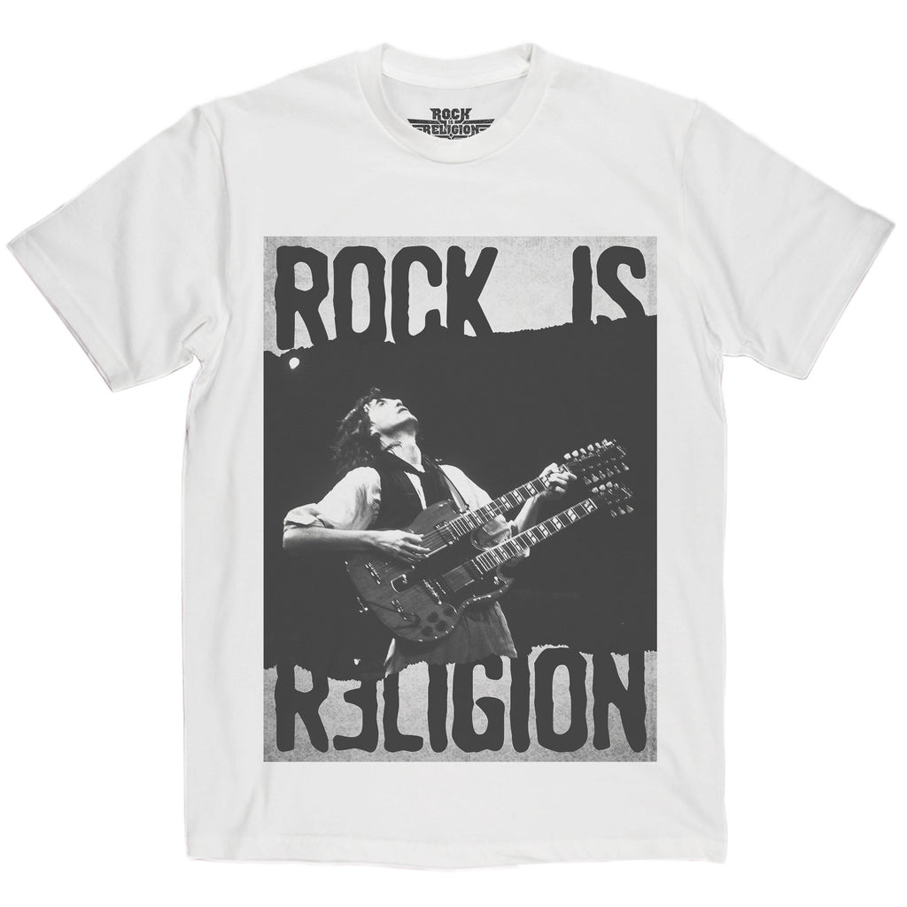 Rock is Religion Jimmy Page T Shirt