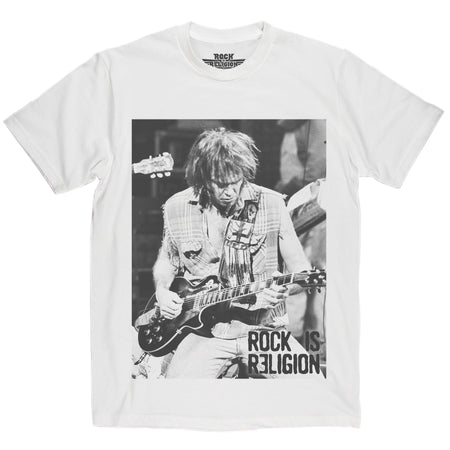 Rock is Religion Neil Young T Shirt