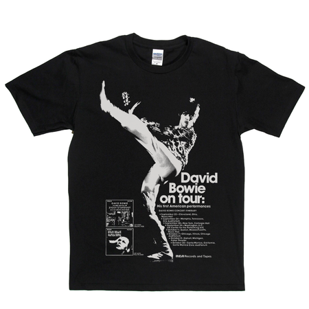 David Bowie On Tour Poster T-Shirt