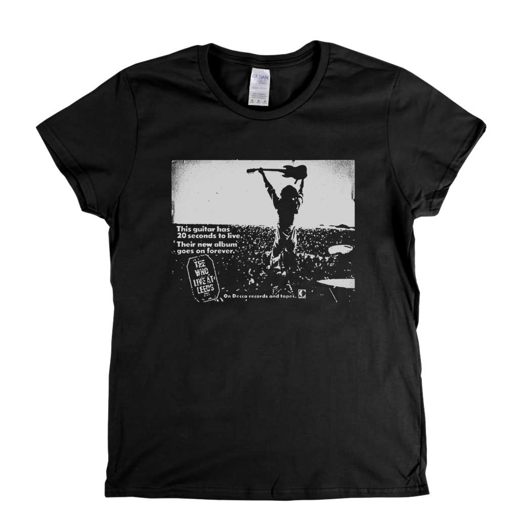 The Who Live At Leeds Ad Womens T-Shirt