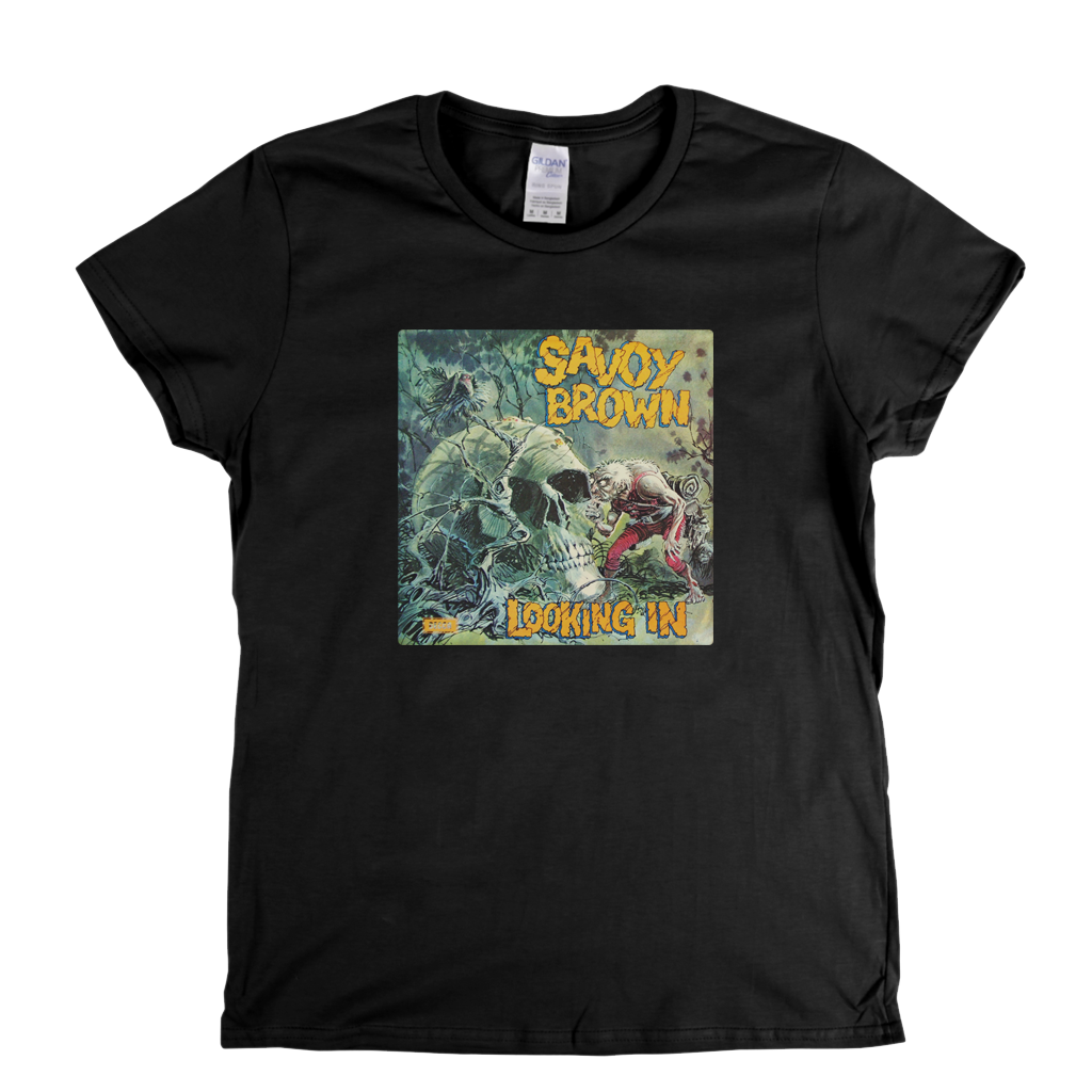 Savoy Brown Looking In Womens T-Shirt