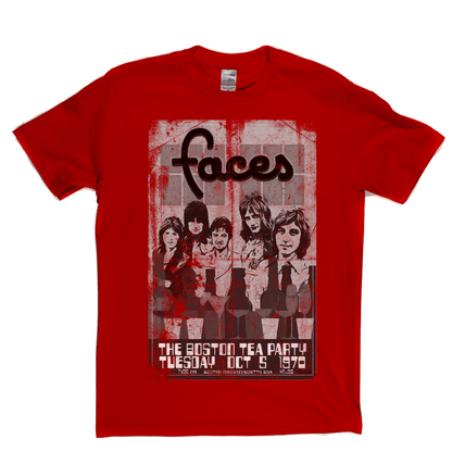 Faces Boston Tea Party Poster T-Shirt