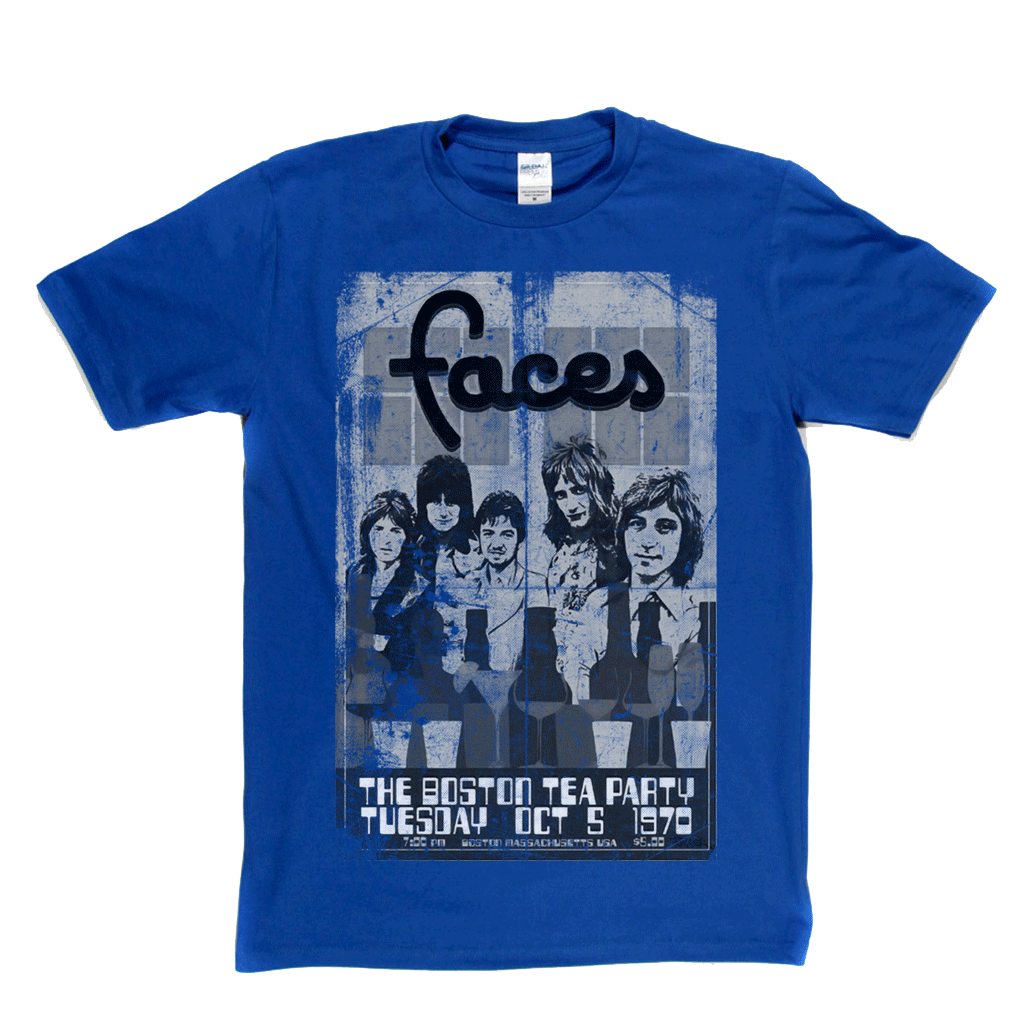 Faces Boston Tea Party Poster T-Shirt