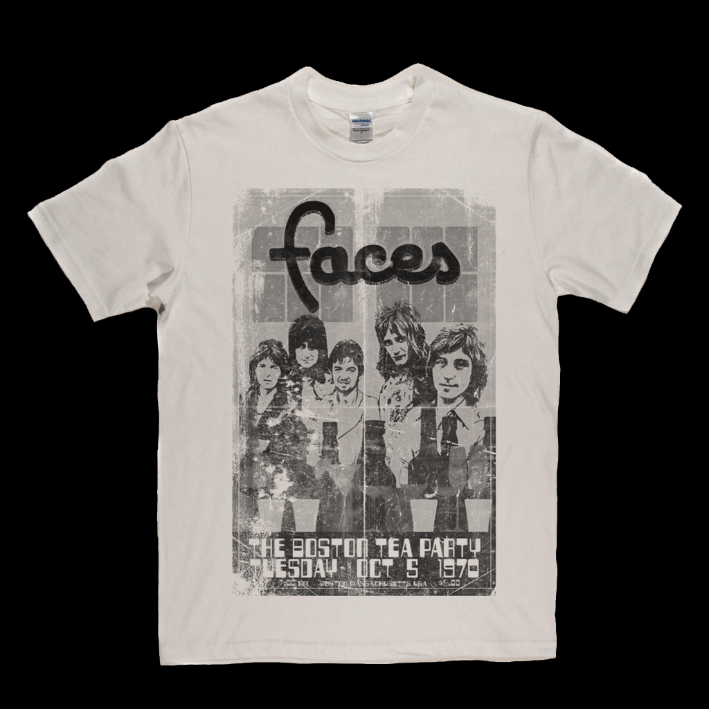 Faces Boston Tea Party Poster T-Shirt