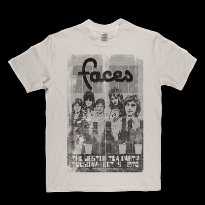 Faces Boston Tea Party Poster T-Shirt