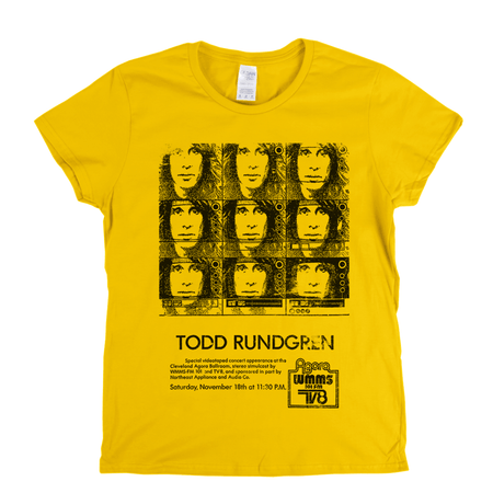 Todd Rundgren Agora Poster Womens T-Shirt