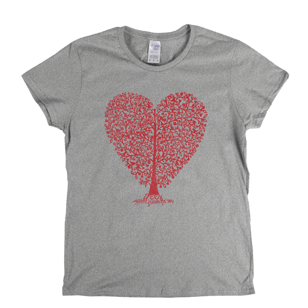Trees Support System For Life Heart T-shirt