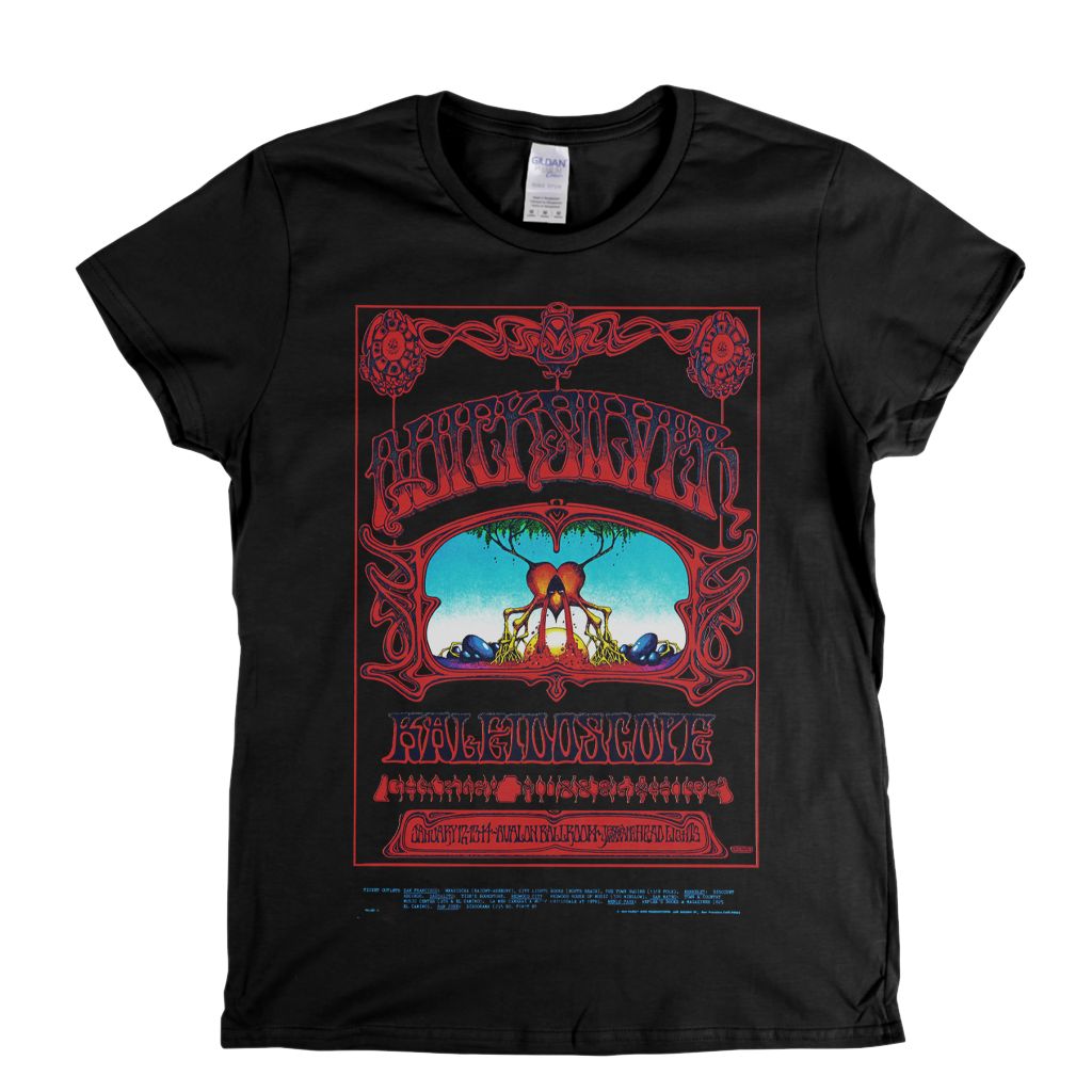 Quicksilver Kaleidoscope Poster Womens T-Shirt