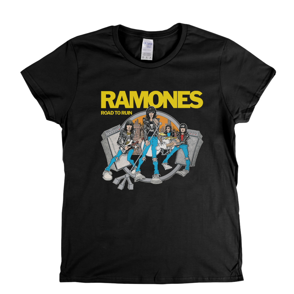Ramones Road To Run Womens T-Shirt