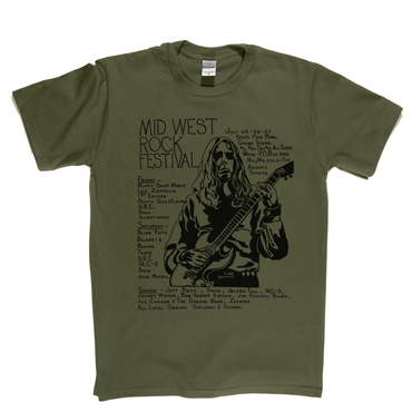 Mid West Rock Festival Poster T-Shirt