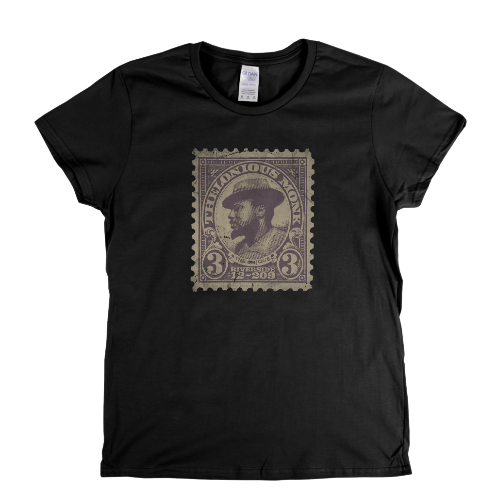 Thelonious Monk Stamp Womens T-Shirt