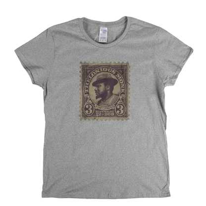 Thelonious Monk Stamp Womens T-Shirt