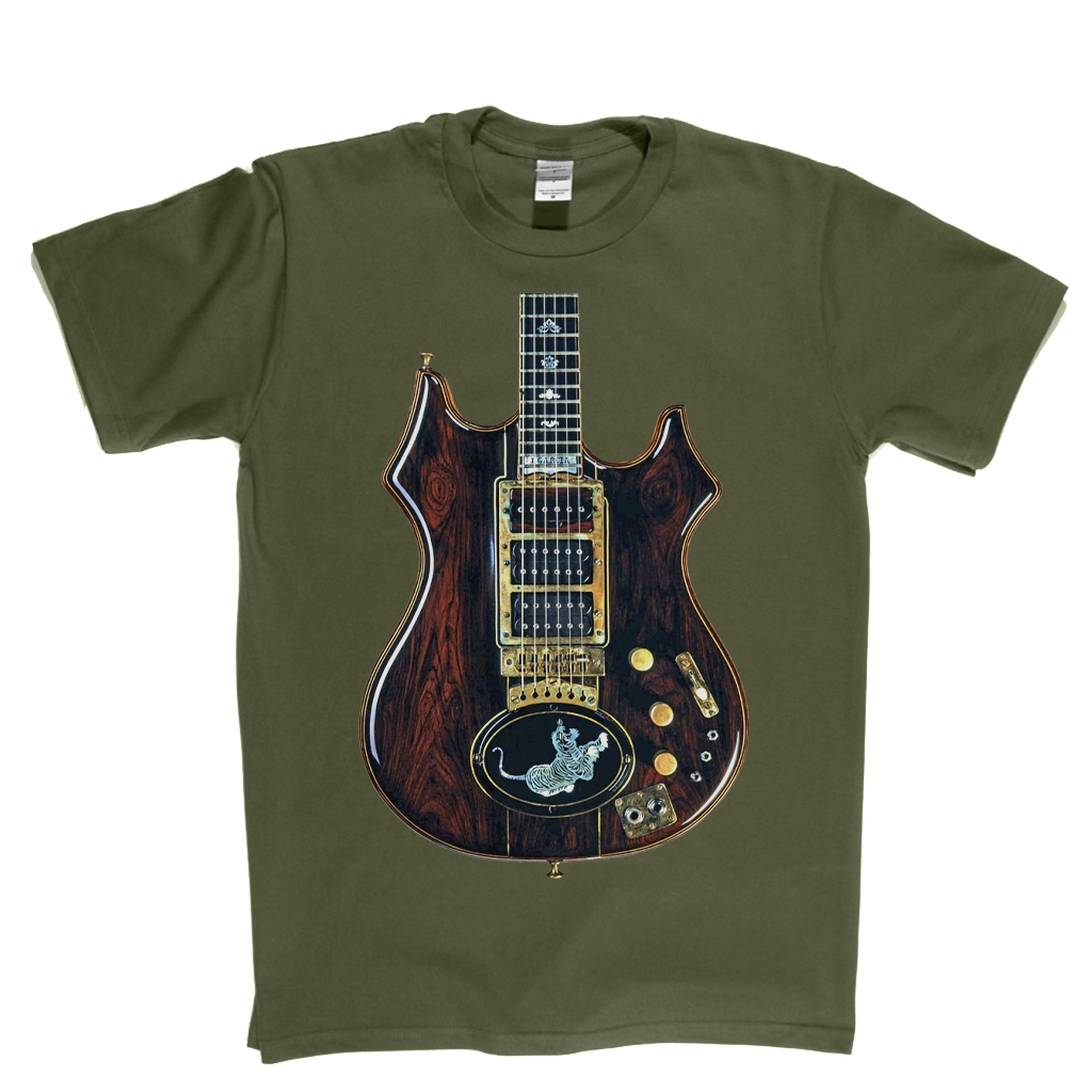 Jerry Garcia Tiger Guitar T-Shirt
