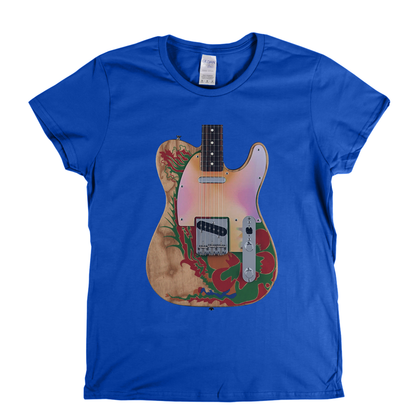 Jimmy Page Dragon Telecaster Womens T-Shirt