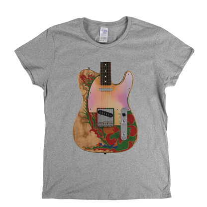 Jimmy Page Dragon Telecaster Womens T-Shirt