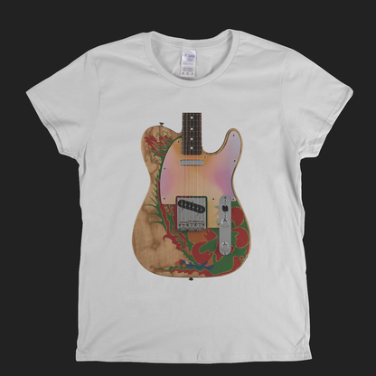Jimmy Page Dragon Telecaster Womens T-Shirt