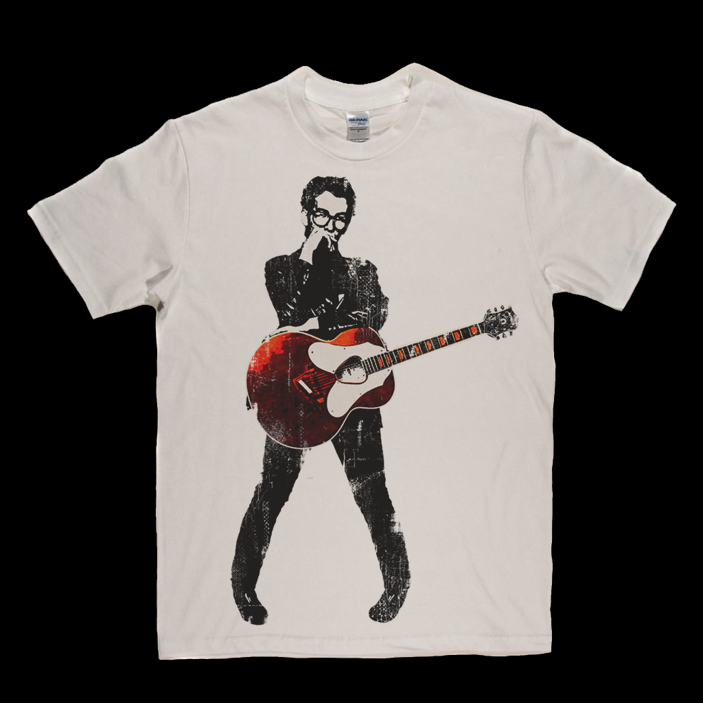 Elvis Costello Red Guitar T-Shirt