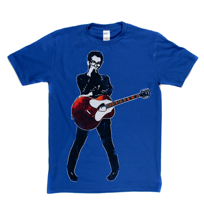 Elvis Costello Red Guitar T-Shirt
