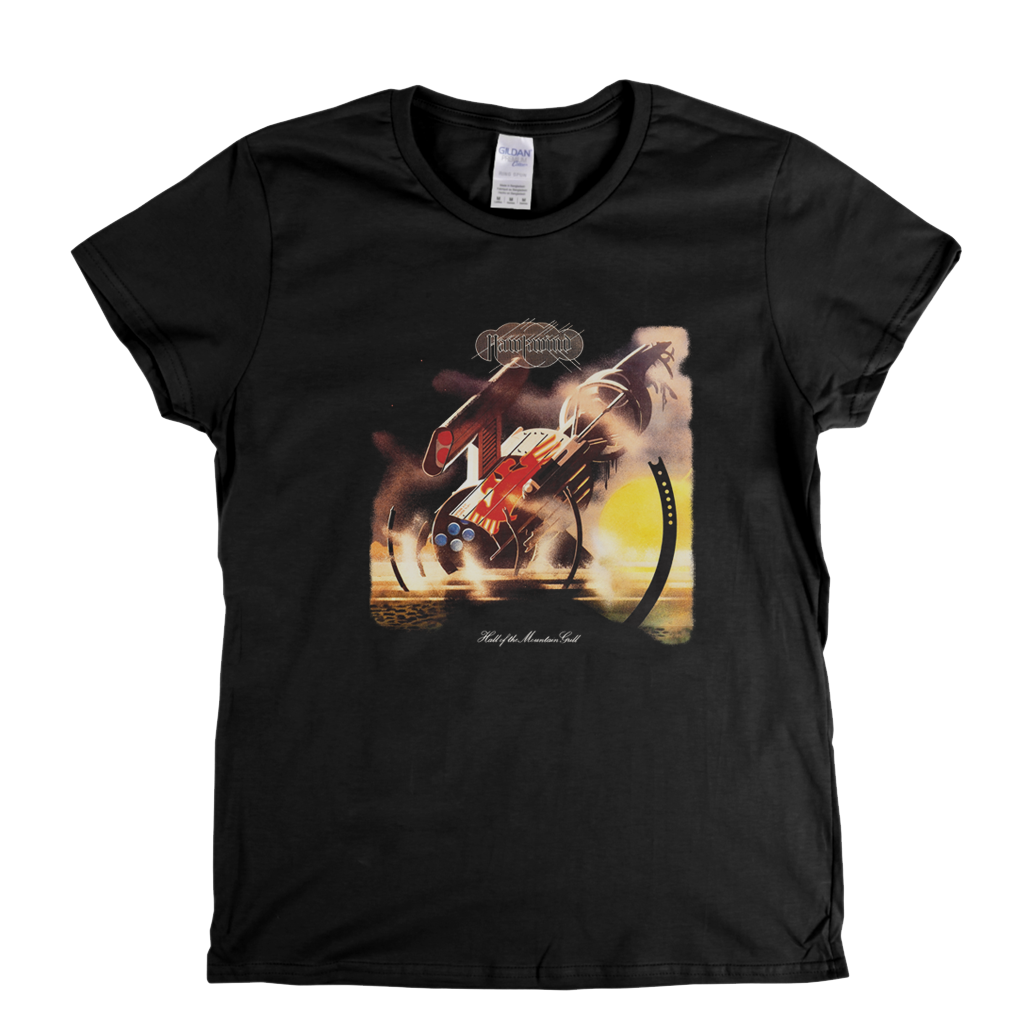 Hawkwind Hall Of The Mountain Grill Womens T-Shirt