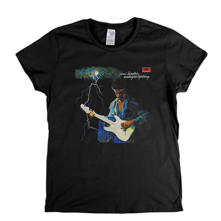 Jimi Hendrix Midnight Lightning Womens T-Shirt