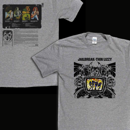 Thin Lizzy Jailbreak Front And Back T-Shirt