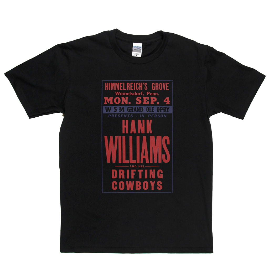 Hank Williams Poster T-Shirt