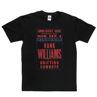 Hank Williams Poster T-Shirt