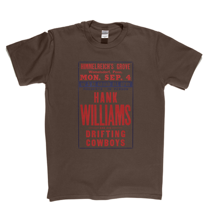 Hank Williams Poster T-Shirt