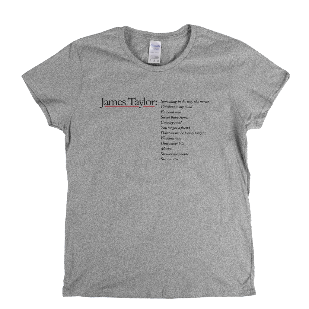 James Taylor Greatest Hits Womens T-Shirt