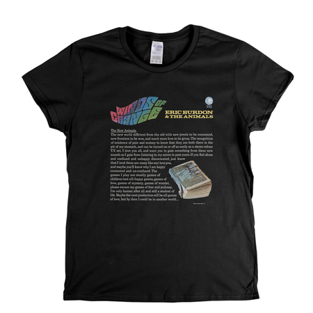 Eric Burdon And The Animals Winds Of Change Womens T-Shirt
