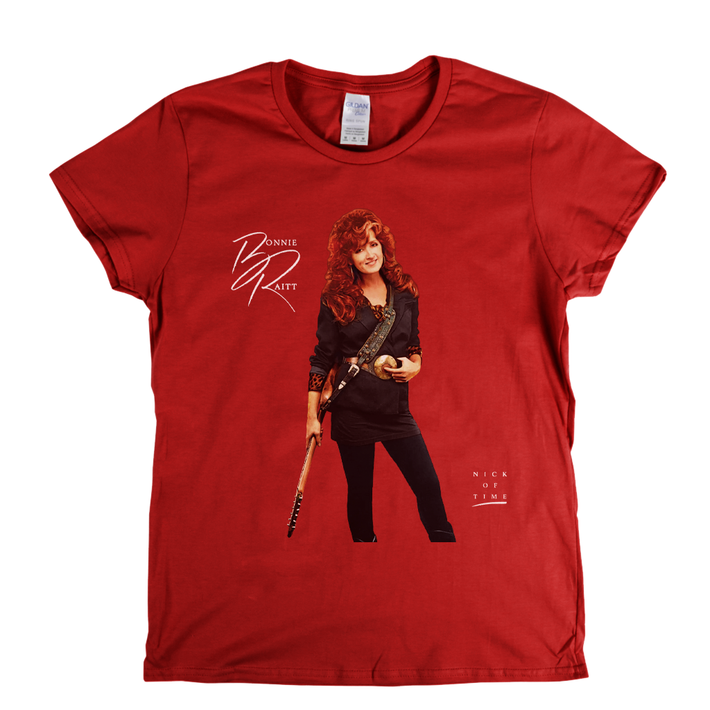 Bonnie Raitt Nick Of Time Womens T-Shirt