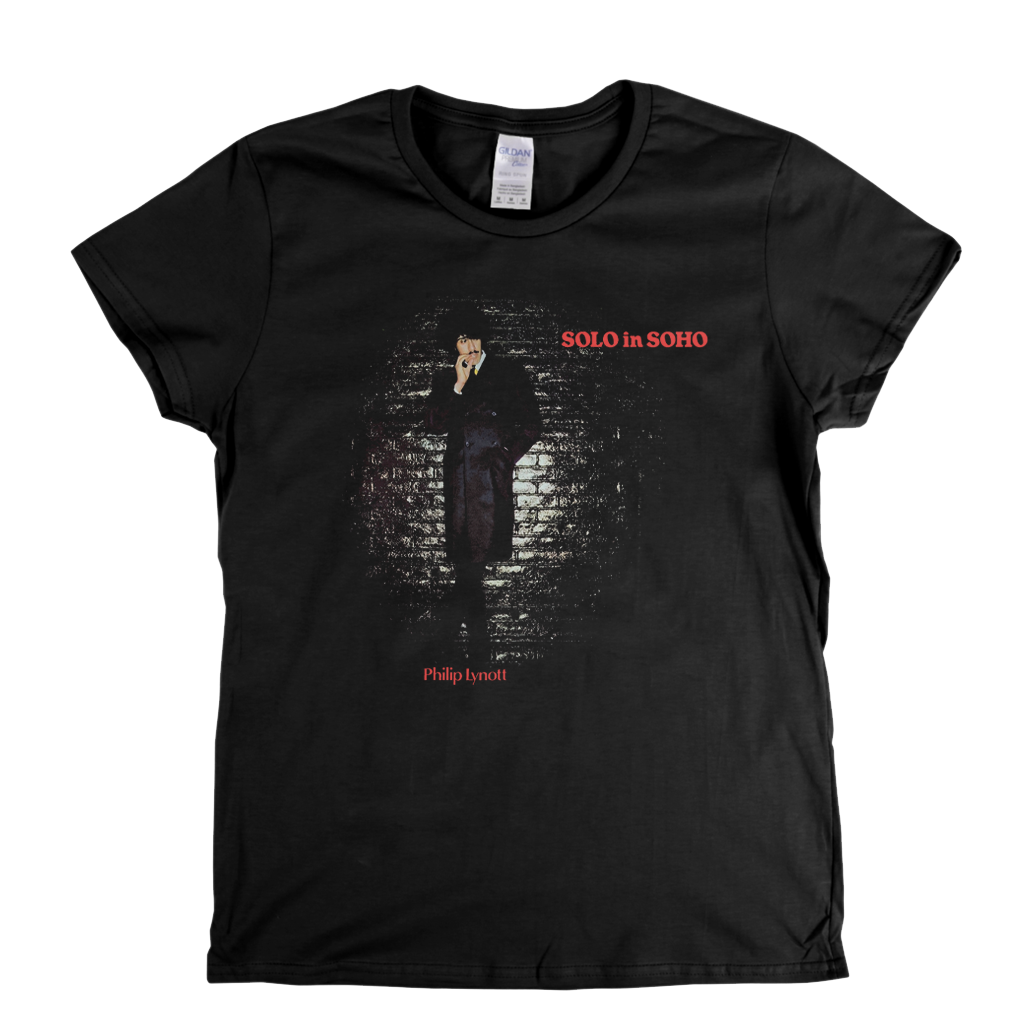 Phil Lynott Solo In Soho Womens T-Shirt