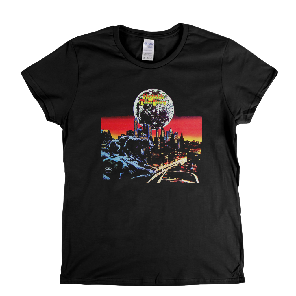 Thin Lizzy Nightlife Womens T-Shirt