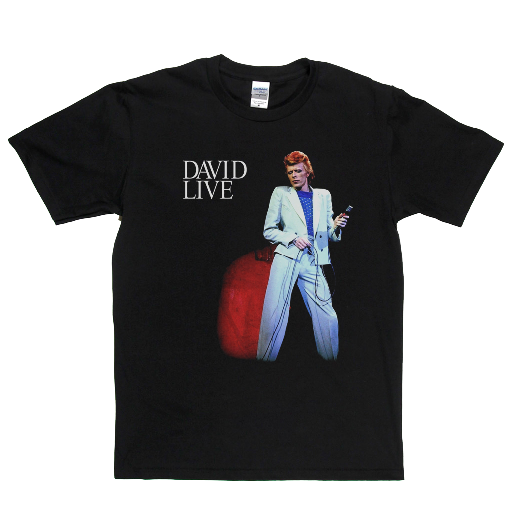 David Bowie David Live Album T-Shirt
