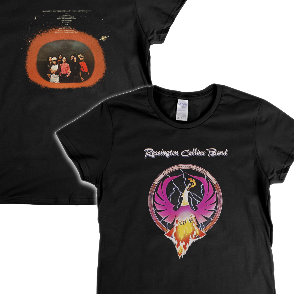 Rossington Collins Band Front And Back Womens T-Shirt