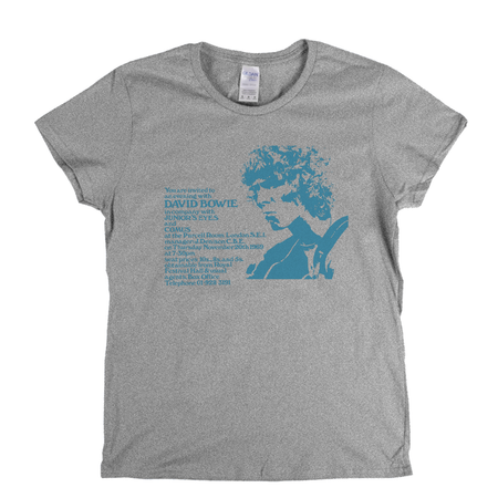 David Bowie 1969 Poster Womens T-Shirt