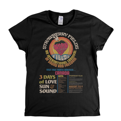 Strawberry Fields Festival Womens T-Shirt