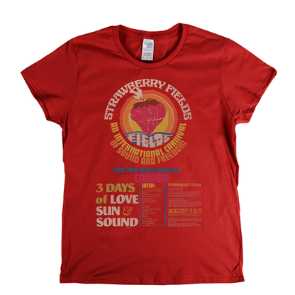 Strawberry Fields Festival Womens T-Shirt