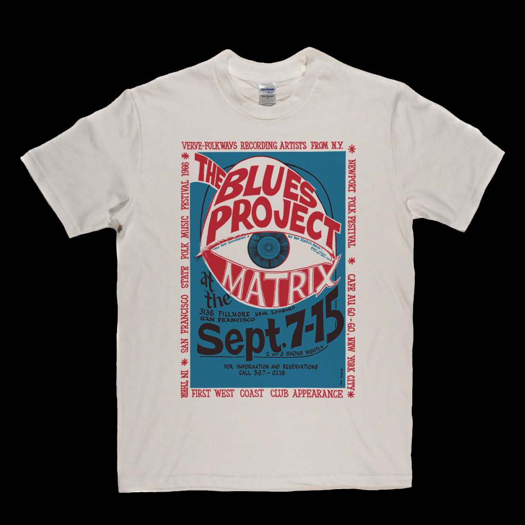 The Blues Project Matrix Poster T-Shirt